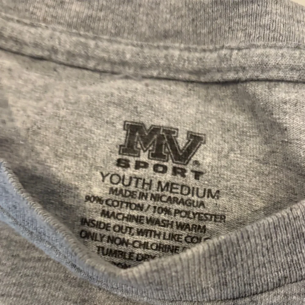 MV Sport Gray and Red BAMA Kids T-Shirt